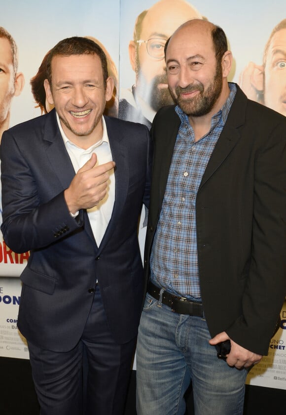 Dany Boon et Kad Merad - Avant-première du film "Supercondriaque" au Gaumont Opéra à Paris.