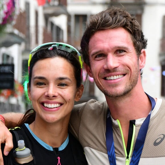 Marine Lorphelin s'est révélée au grand public en devenant Miss France 
Exclusif - Marine Lorphelin participe et finit la course MCC, 40 kms et 2300m de dénivelé positif, en marge de l'Ultra Trail du Mont Blanc (UTMB) à Chamonix. Son compagnon Stanislas Gruau l'a soutenu sur tout le parcours © Romain Doucelin / Bestimage