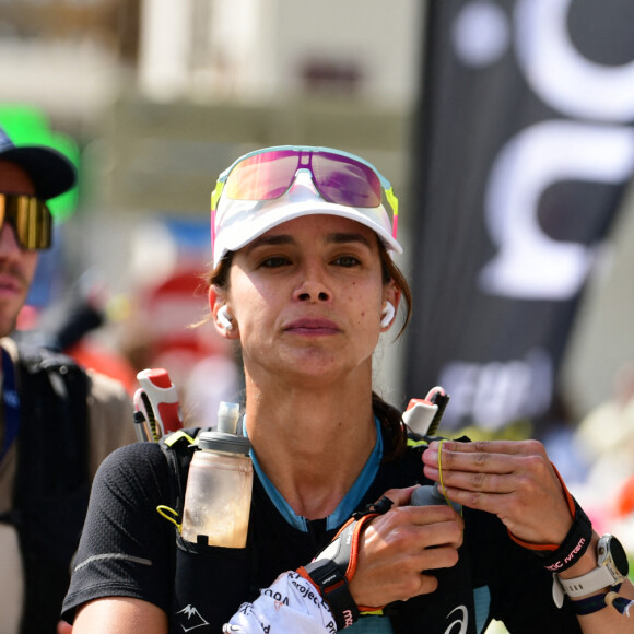 Côté vie privée, Marine Lorphelin partage la vie de Stanislas Gruau
Exclusif - Marine Lorphelin (Miss France 2013) participe et finit la course MCC, 40 kms et 2300m de dénivelé positif, en marge de l'Ultra Trail du Mont Blanc (UTMB) à Chamonix le 26 août 2024. Son compagnon Stanislas Gruau l'a soutenu sur tout le parcours © Romain Doucelin / Bestimage 