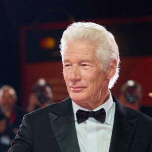 Richard Gere et sa femme Alejandra Silva à la Mostra de Venise le 1er septembre 2024.