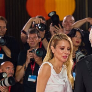 Richard Gere et sa femme Alejandra Silva à la Mostra de Venise le 1er septembre 2024.