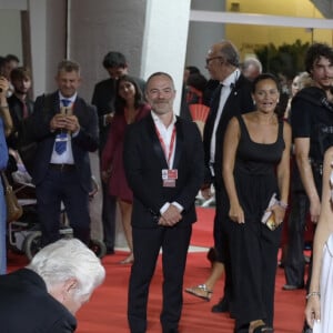 Richard Gere et sa femme Alejandra Silva à la Mostra de Venise le 1er septembre 2024. © Mario Cartelli/SOPA Images via ZUMA Press Wire)