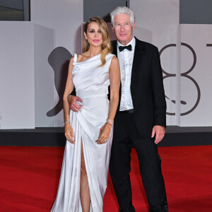 Richard Gere, sa femme Alejandra Silva à la Mostra de Venise le 1er septembre 2024. (Credit Image: © Manuele Mangiarotti/IPA via ZUMA Press)