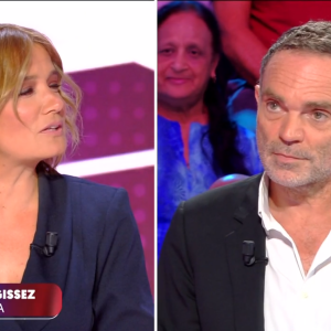 Pascale de La Tour du Pin, Yann Moix et Eric Naulleau sur C8.