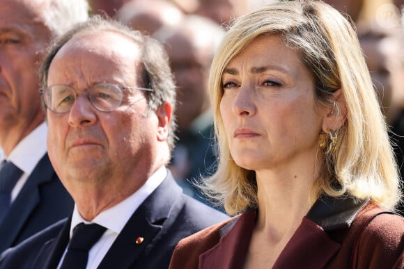 Francois Hollande et Julie Gayet à Tulle le 10 juin 2024. © Jean-Marc Haedrich/Pool/Bestimage