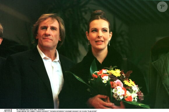 1997 - Cannes - Carole Bouquet et Gérard Depardieu.