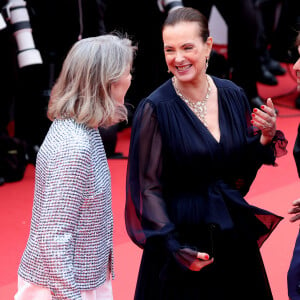 La princesse Caroline de Hanovre, Carole Bouquet - Montée des marches du film " Killers of the flower moon " lors du 76ème Festival International du Film de Cannes, au Palais des Festivals à Cannes. Le 20 mai 2023 © Jacovides-Moreau / Bestimage 