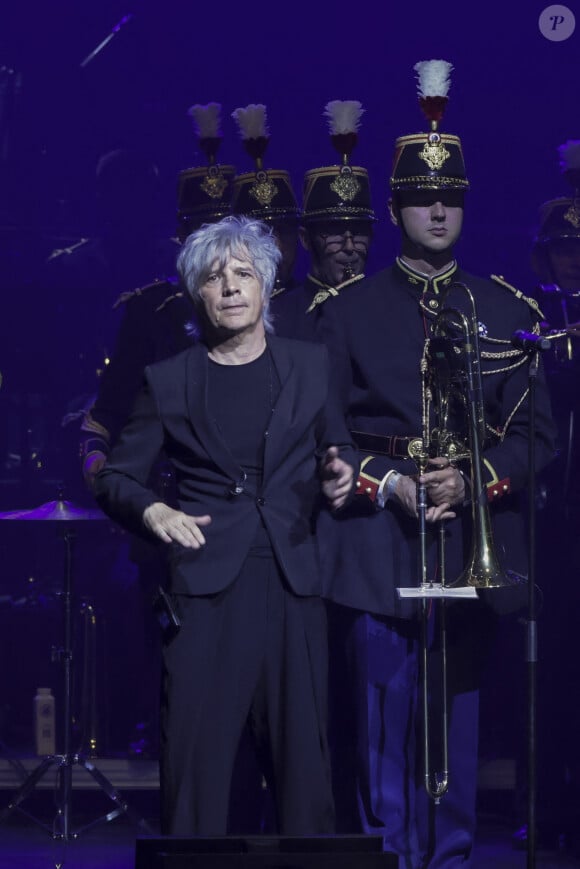 Nicola Sirkis lors du concert caritatif "Sentinelles d'un soir" au profit de l'association Bleuet de France à la salle Pleyel à Paris le 30 mai 2024. © Jack Tribeca / Bestimage 