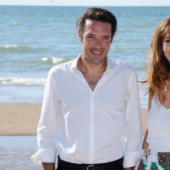 Nicolas Bedos et Doria Tillier assistent au photocall Monsieur et Madame Adelman lors du 31ème Festival du Film de Cabourg à Cabourg, France, le 17 juin 2017. Photo by Aurore Marechal/ABACAPRESS.COM