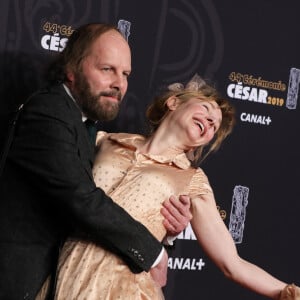 Julie Depardieu et son compagnon Philippe Katerine - Photocall de la 44ème cérémonie des César à la salle Pleyel à Paris. Le 22 février 2019 © Borde-Jacovides / Bestimage 