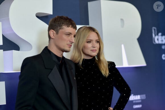 Niels Schneider et Virginie Efira lors de la 48e cérémonie des César du cinéma à L'Olympia, le 24 février 2023 à Paris, France. Photo par Franck Castel/ABACAPRESS.COM