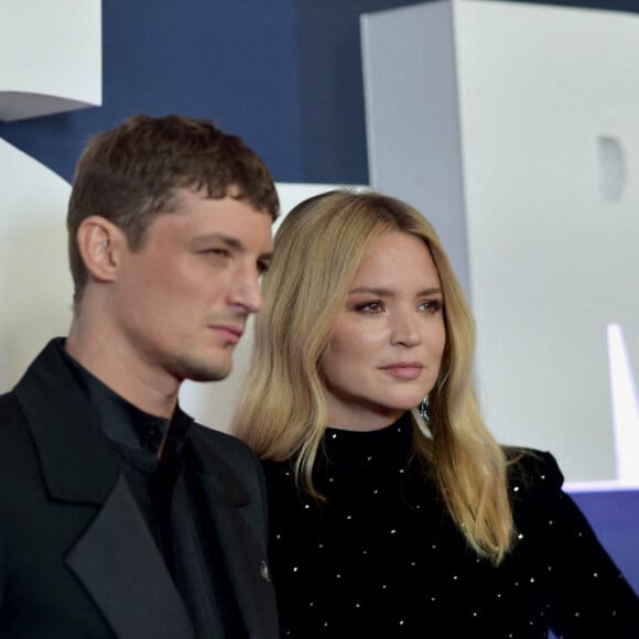 Niels Schneider et Virginie Efira lors de la 48e cérémonie des César du cinéma à L'Olympia, le 24 février 2023 à Paris, France. Photo par Franck Castel/ABACAPRESS.COM