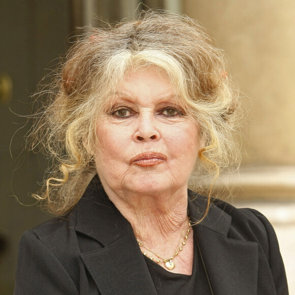 La légende du cinéma devenue militante des droits des animaux, Brigitte Bardot, quitte le Palais de l'Elysée à Paris, France, le 27 septembre 2006, après une réunion sur les questions d'environnement avec le Président Nicolas Sarkozy. Photo par Thierry Orban/ABACAPRESS.COM