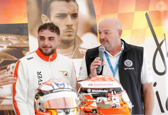 Exclusif - Tom Bianchi, Philippe Bianchi - Jour 3 - lors du marathon Karting Jules Bianchi au circuit Paul Ricard au Castellet le 8 septembre 2024. © Anne-Sophie Guebey via Bestimage 