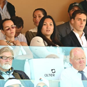 Pauline Ducruet, Marie et Louis Ducruet lors de la finale du Rolex Masters 1000 de Monte-Carlo à Roquebrune-Cap-Martin le 14 avril 2024. © Bruno Bebert / Bestimage 