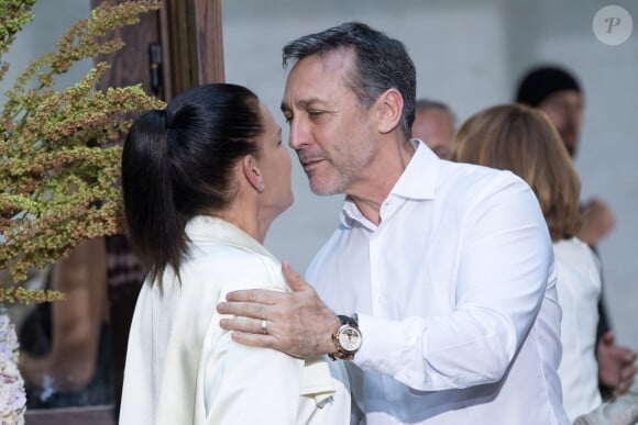 La princesse Stéphanie de Monaco et Daniel Ducruet - Défilé Alter Designs mode homme printemps-été 2020, le premier défilé de Pauline Ducruet dans le cadre de la Fashion Week de Paris à la Cartonnerie à Paris le 18 juin 2019. © Cyril Moreau/Bestimage 