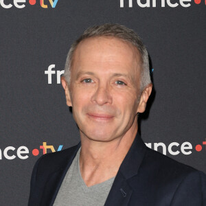 Pour la bonne cause, Samuel Etienne n'a pas froid aux yeux et l'a prouvé
Samuel Etienne - Conférence de presse du Téléthon à Paris. © Coadic Guirec/Bestimage