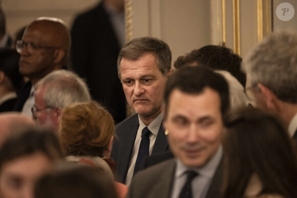 Le maire de Perpignan Louis Aliot - Les maires de France lors de la 105ème session du Congrès des Maires de France, organisée par l'AMF, au palais de l'Elysée à Paris. Le 22 novembre 2023 © Eliot Blondet / Pool / Bestimage 