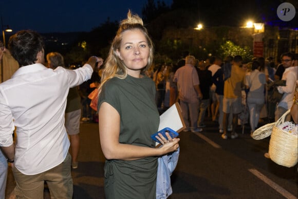 Exclusif - Carine Galli - Maxime Gasteuil présente son spectacle au festival de Ramatuelle le 8 août 2023. © Cyril Bruneau / Bestimage