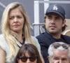 La disparition de Didier Roustan a été annoncée et elle a laissé un vide. Les ex Giovanni Castaldi et Carine Galli lui ont rendu hommage.
Carine Galli et son compagnon Giovanni Castaldi - Célébrités dans les tribunes des internationaux de France de Roland Garros à Paris. © Cyril Moreau - Dominique Jacovides/Bestimage