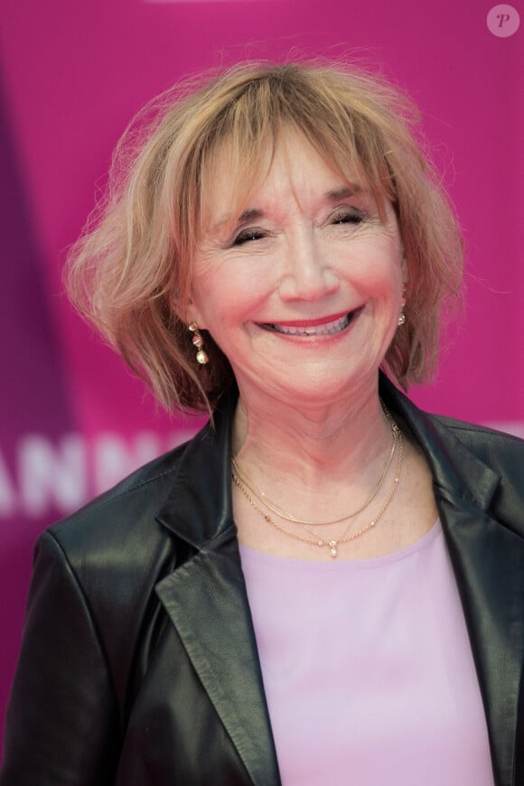 Marie-Anne Chazel assiste au tapis rose dans le cadre du 7e Festival international CannesSeries à Cannes, France, le 06 avril 2024. Photo par Aurore Marechal/ABACAPRESS.COM