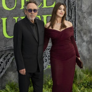 Monica Bellucci and Tim Burton - Première du film "Beetlejuice Beetlejuice" à Londres. Le 29 août 2024