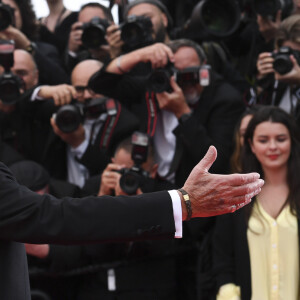 Alain Delon - Montée des marches du film "A Hidden Life" lors du 72ème Festival International du Film de Cannes, le 19 mai 2019. 
