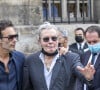 Mais une messe hommage pourrait bien avoir lieu
Anthony Delon, Alain Delon - Obsèques de Jean-Paul Belmondo en en l'église Saint-Germain-des-Prés, à Paris le 10 septembre 2021. © Cyril Moreau / Bestimage