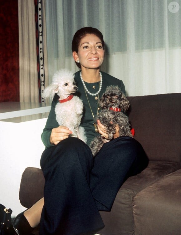 Maria Callas en 1973. Photo by Picture Alliance/DPA/ABACAPRESS.COM