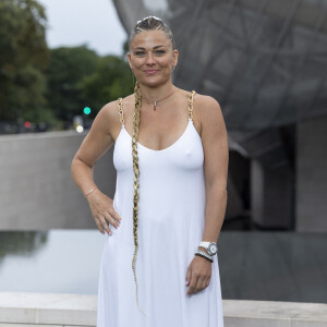 Laure Boulleau - Photocall du dîner "Prelude pour les JO" à la Fondation Vuitton à Paris, France, le 25 juillet 2024. © Olivier Borde/Bestimage 
