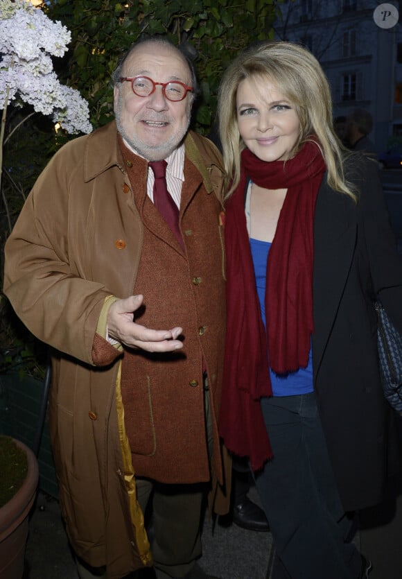 Serge Moati et Nathalie Rheims - 7eme Prix de la Closerie des Lilas a Paris le 9 avril 2013.