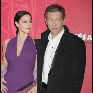 Monica Bellucci et Vincent Cassel à la 34ème cérémonie des César au théâtre du Chatelet.