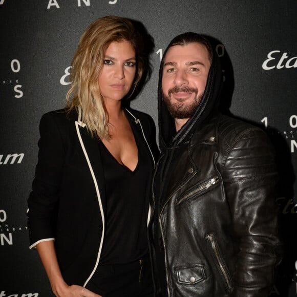 Michaël Youn et sa compagne Isabelle Funaro - Photocall - 9ème édition du "Etam Live Show" (Etam Lingerie) lors de la fashion week à Paris, le 27 septembre 2016.