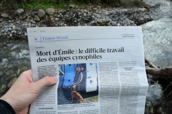 Selon "La Provence", "Le rapport complet devra être rendu au juge d’instruction d’ici la fin du mois de septembre"
Illustrations au Vernet dans les Alpes-de-Haute-Provence dans le cadre de la disparition du petit Emile en juillet 2023 dont une partie des ossements ont été retrouvés. Le 4 avril 2024. © Romain Doucelin / Bestimage