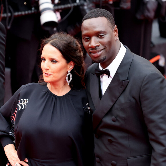 Omar Sy et sa femme Hélène - Montée des marches du film « Top Gun : Maverick » lors du 75ème Festival International du Film de Cannes. © Dominique Jacovides / Bestimage 