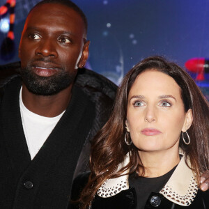 Omar Sy et sa femme Hélène - Lancement de "1,2,3... Noël" lors de l'inauguration des vitrines et du sapin de Noël 2021 des Galeries Lafayette Haussmann 2021 à Paris.