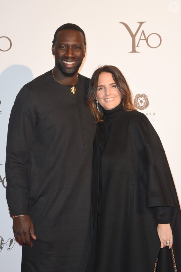 Omar Sy et sa femme Hélène - Avant-première du film "Yao" au cinéma Le Grand Rex à Paris le 15 janvier 2019. © Coadic Guirec/Bestimage 