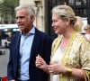 Paul a exprimé son souhait de protéger leurs trois fils, Victor, Alessandro et Giacomo
Paul Belmondo et sa femme Luana - Mariage de Claude Lelouch à la mairie du 18ème à Paris. 