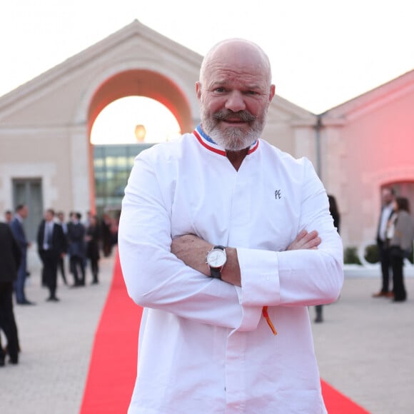 Le Chef Philippe Etchebest aux Chais Monnet en marge de la cérémonie de remise des prix du Guide Rouge Michelin 2022 à Cognac le 22 mars 2022. © Jean-Marc Lhomer / Bestimage