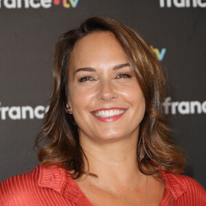 Elle a ajouté que c'est de l'histoire ancienne
Julia Vignali au photocall de la conférence de presse de rentrée de France Télévisions à Paris, France, le 4 septembre 2024. © Coadic Guirec/Bestimage 