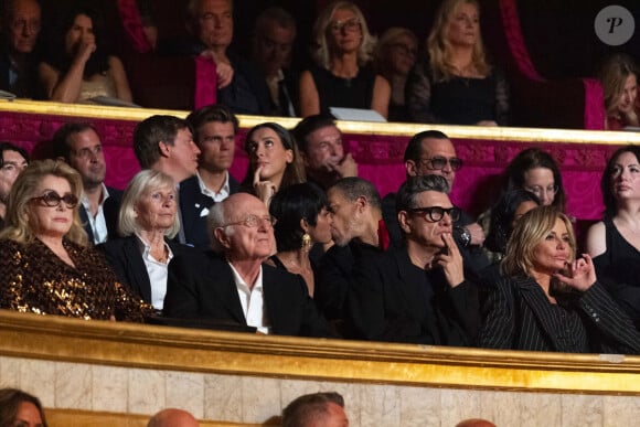 Avec Arié Elmaleh notamment !
Exclusif - JoeyStarr et sa nouvelle compagne Pauline Latchoumanin au "concerto pour la paix" de Omar Harfouch au théâtre des Champs-Elysées le 18 septembre 2024. © Peruseau / Tribeca / Bestimage