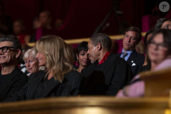 Exclusif - JoeyStarr et sa nouvelle compagne Pauline Latchoumanin au "concerto pour la paix" de Omar Harfouch au théâtre des Champs-Elysées le 18 septembre 2024. © Peruseau / Tribeca / Bestimage 