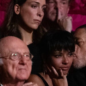 Exclusif - JoeyStarr et sa nouvelle compagne Pauline Latchoumanin au "concerto pour la paix" de Omar Harfouch au théâtre des Champs-Elysées le 18 septembre 2024. © Peruseau / Tribeca / Bestimage 