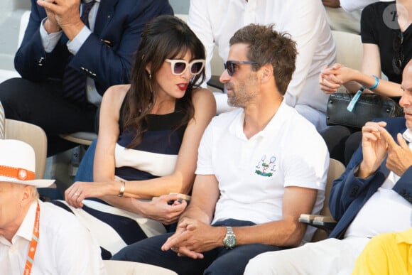 Nolwenn Leroy et Arnaud Clément assistent aux Internationaux de France 2024 à Roland Garros le 9 juin 2024 à Paris, France. Photo par Laurent Zabulon/ABACAPRESS.COM