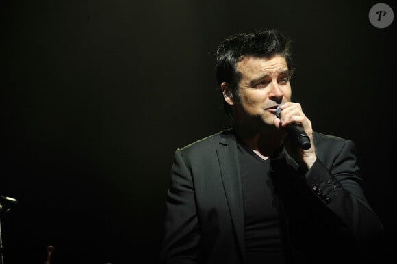 Roch Voisine en concert a l'Olympia a Paris, le 21 avril 2013. 