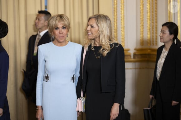 Brigitte Macron et Laurence Auzière en 2024. © Eliot Blondet / Pool / Bestimage