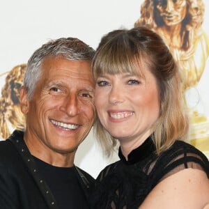 Nagui et sa femme Mélanie Page - 35ème cérémonie des Molières aux Folies Bergère à Paris le 6 mai 2024. © Coadic Guirec / Bestimage