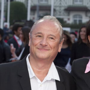 Patrick Braoudé et sa femme Guila - Avant-première du film "Les recettes du Bonheur" lors du 40e festival du cinéma américain de Deauville le 6 septembre 2014. 