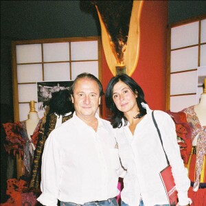 Patrick Braoudé et sa femme Guila, spectacle "Carmen" de Bizet au Stade de France.