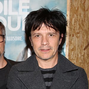 Exclusif - Boris Jardel (Guitariste du groupe Indochine), Ludwig Dahlberg (Batteur du groupe Indochine), Oli de Sat (Olivier Gérard guitariste du groupe Indochine) et Nicolas Sirkis (Chanteur du groupe Indochine) lors de l'avant-première de "L'Etoile du jour" au cinéma des Cinéastes à Paris, France, le 26 septembre 2016. © Denis Guignebourg/Bestimage